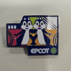 Disney Epcot Chip and Dale Pin - Blue, Pin